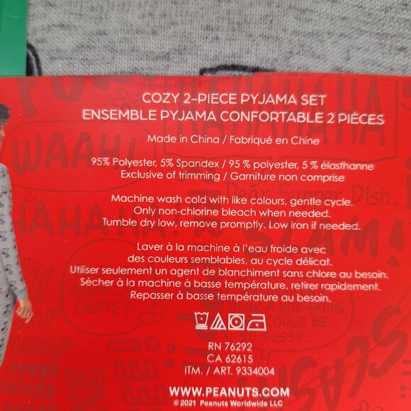 Snoopy 2 piece pyjama set - Picture 4 of 4